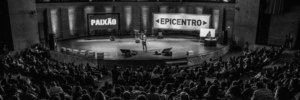 Auditório do Epicentro recebendo palestra do Luciano Pires.