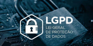 imagem de um cadeado meio escuro com um LGPD escrito na frente.Essa imagem simboliza o artigo sobre Lei geral de proteção de dados
